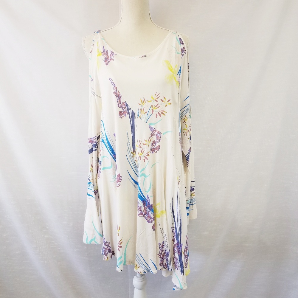 NWOT Free People Clear Skies Printed Tunic Large - Picture 4 of 8